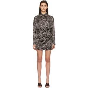 Magda Butrym Polka-Dot Silk Dress Sz.34